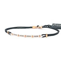 Bracelet Zancan Man in Gold Diamante 0.06 Ct EB448BR - EB448BR